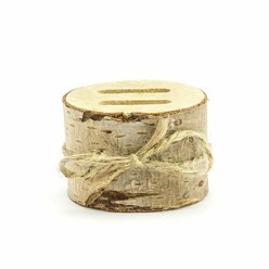 Dřevěný špalík na prstýnky 6 x 4 cm