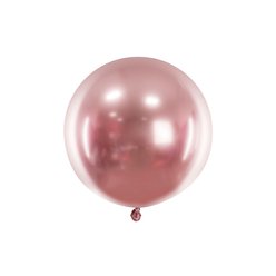 Balónek lesklý růžové zlato, 60 cm