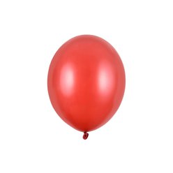 Balónek s perletí červený 10 ks