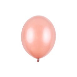 Balónek s perletí růžové zlato 10 ks