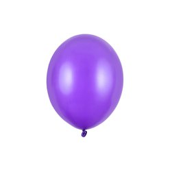 Balónek s perletí fialový tmavý 10 ks