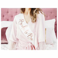 Šerpa "Bride to Be" růžové zlato