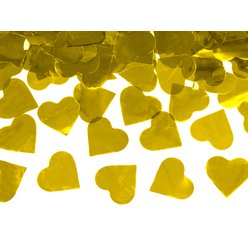 Vystřelující konfety zlaté
