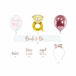Sada svatebních doplňků Bride To Be, mix