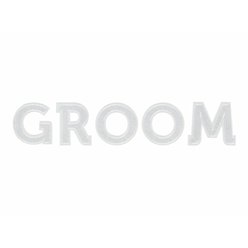 Nažehlovací nápis GROOM